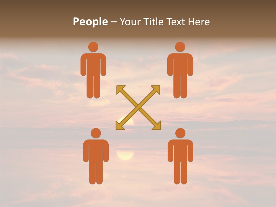 Illustration Abstract Landscape PowerPoint Template