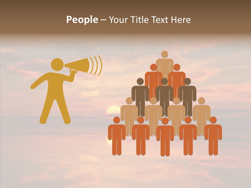 Illustration Abstract Landscape PowerPoint Template