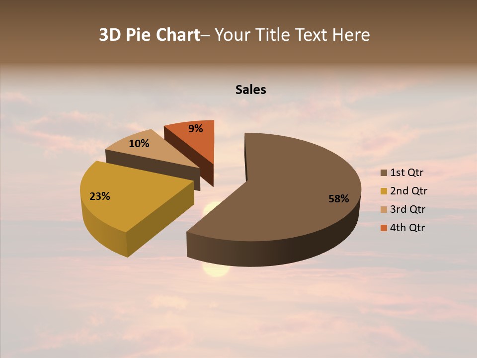 Illustration Abstract Landscape PowerPoint Template