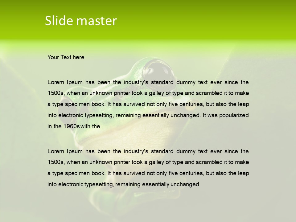 Boyfriend Toad Peeking PowerPoint Template