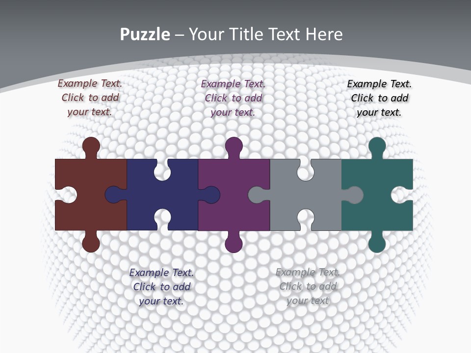 Network Little Element PowerPoint Template