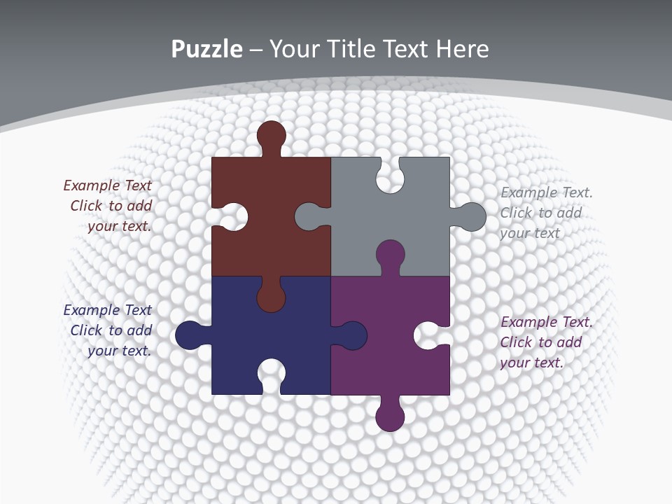 Network Little Element PowerPoint Template