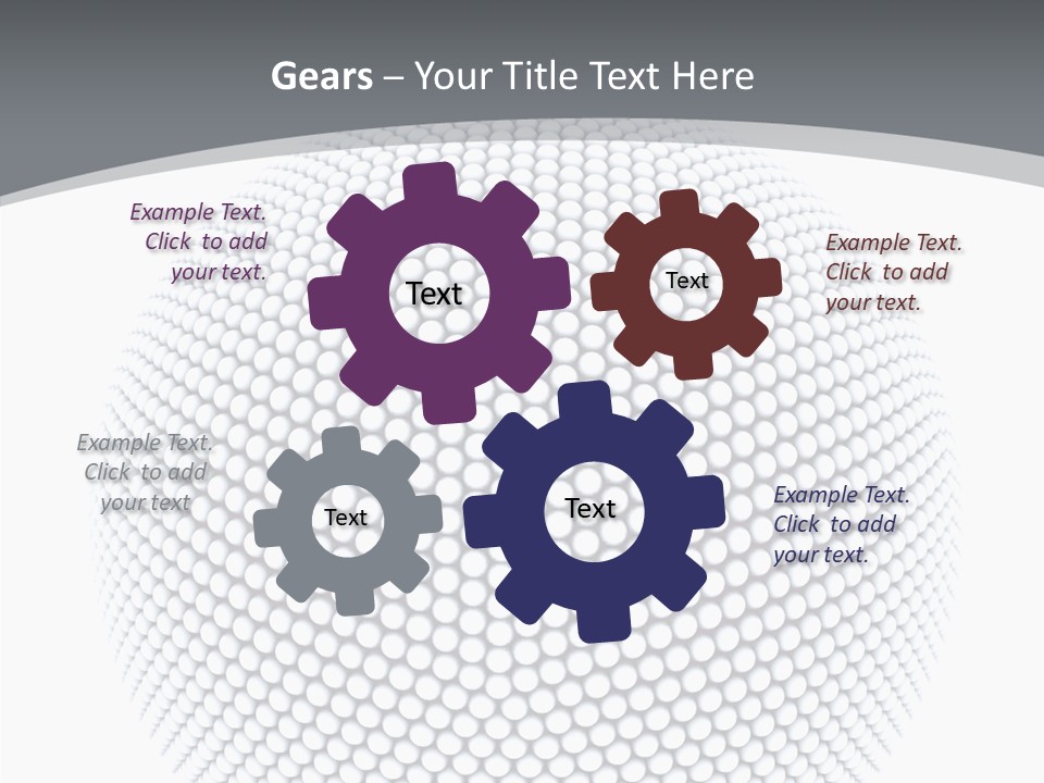 Network Little Element PowerPoint Template