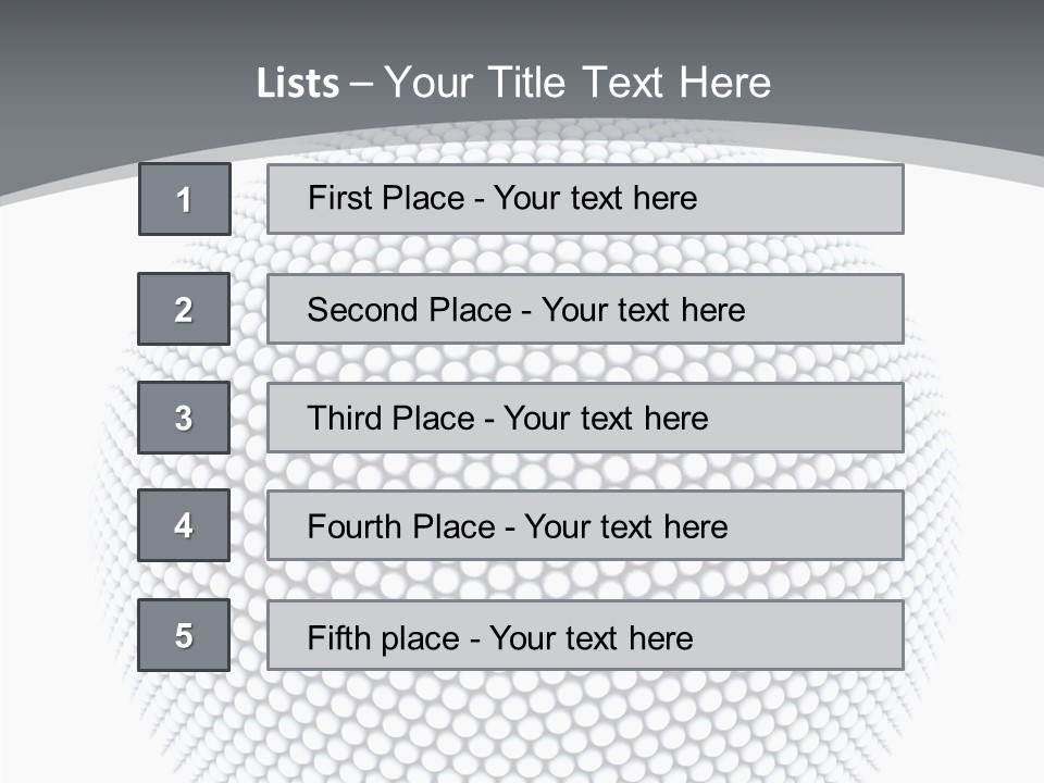 Network Little Element PowerPoint Template