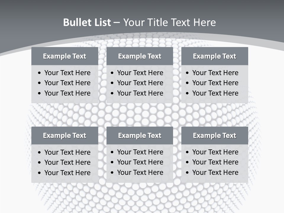 Network Little Element PowerPoint Template
