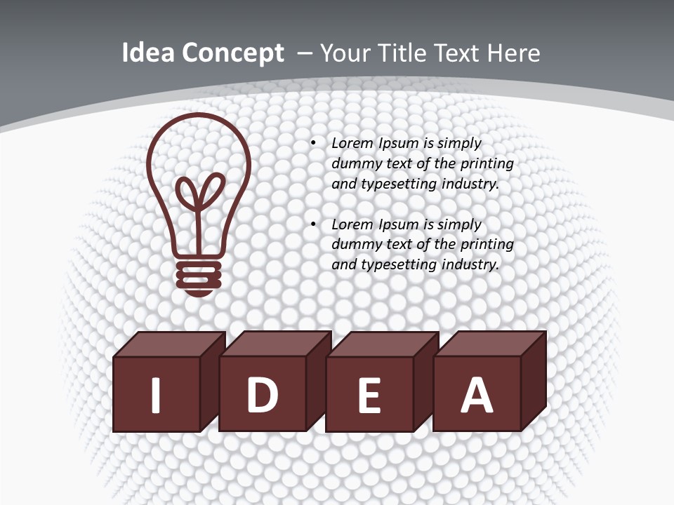 Network Little Element PowerPoint Template