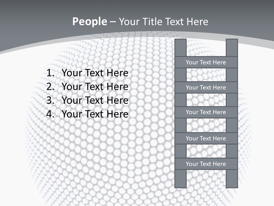 Network Little Element PowerPoint Template