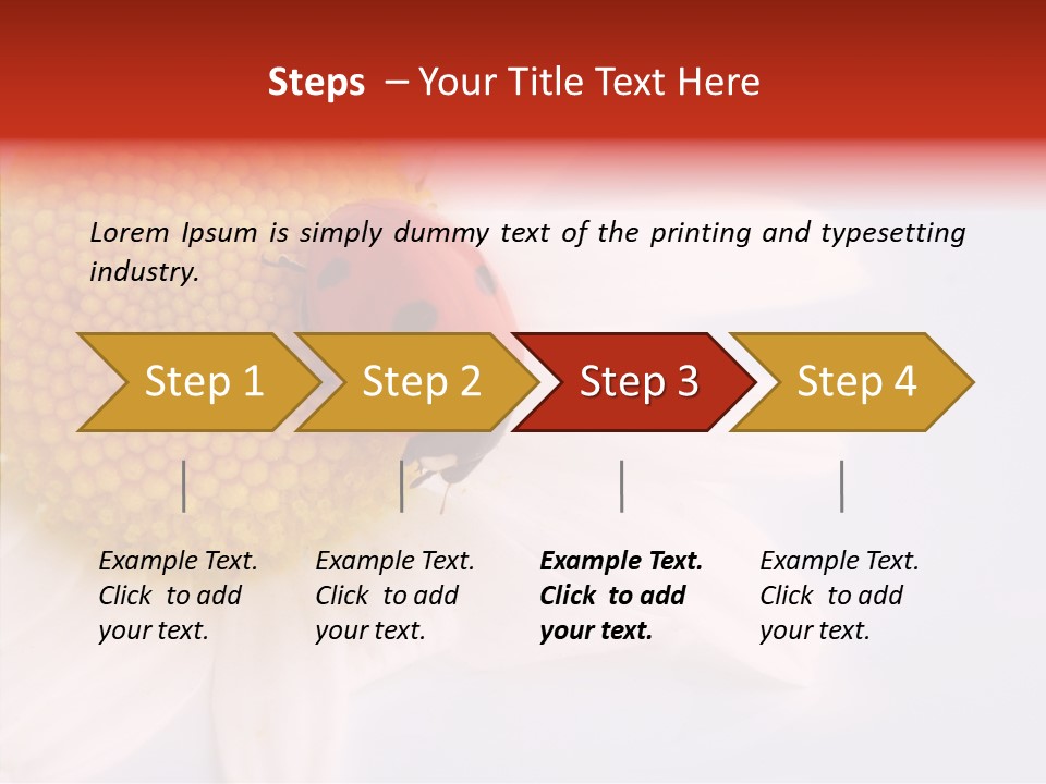 Daisy Red Zoology PowerPoint Template