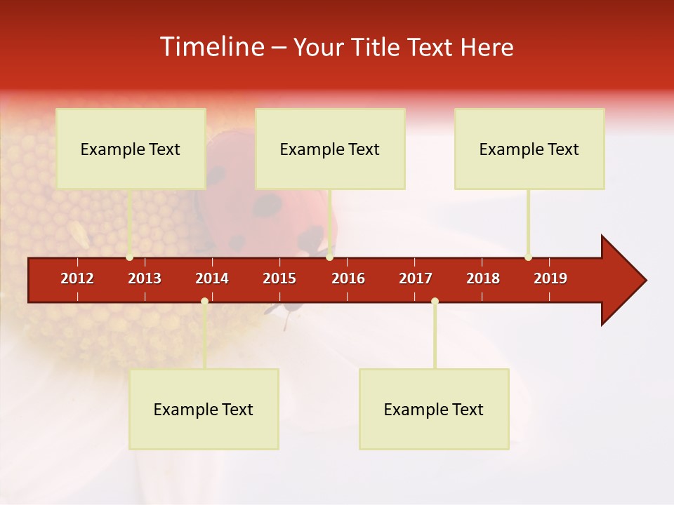 Daisy Red Zoology PowerPoint Template