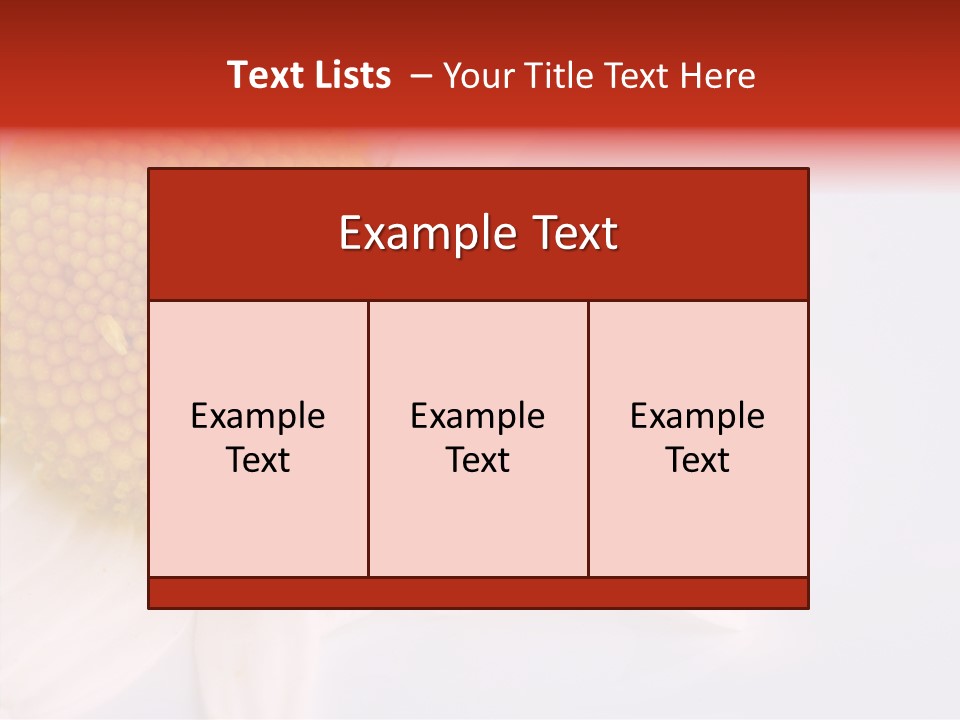 Daisy Red Zoology PowerPoint Template