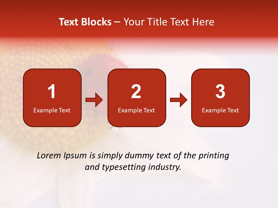 Daisy Red Zoology PowerPoint Template