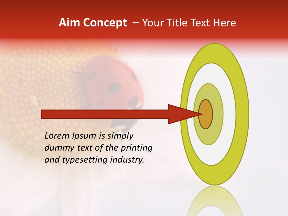 Daisy Red Zoology PowerPoint Template