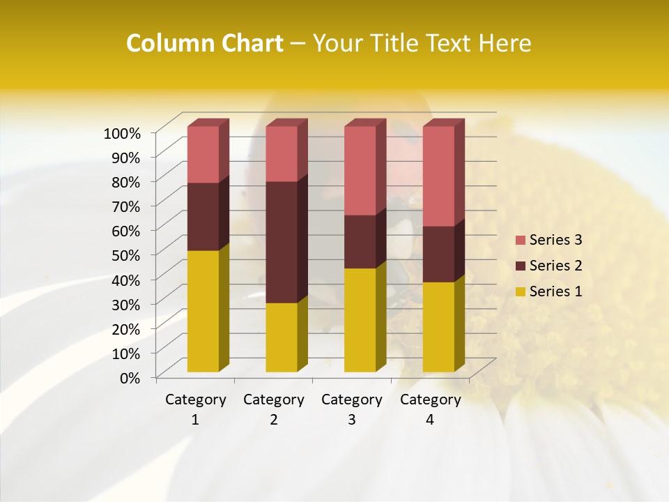 Blossom Background Insect PowerPoint Template
