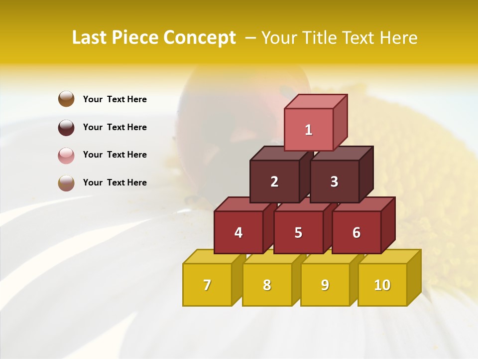 Blossom Background Insect PowerPoint Template