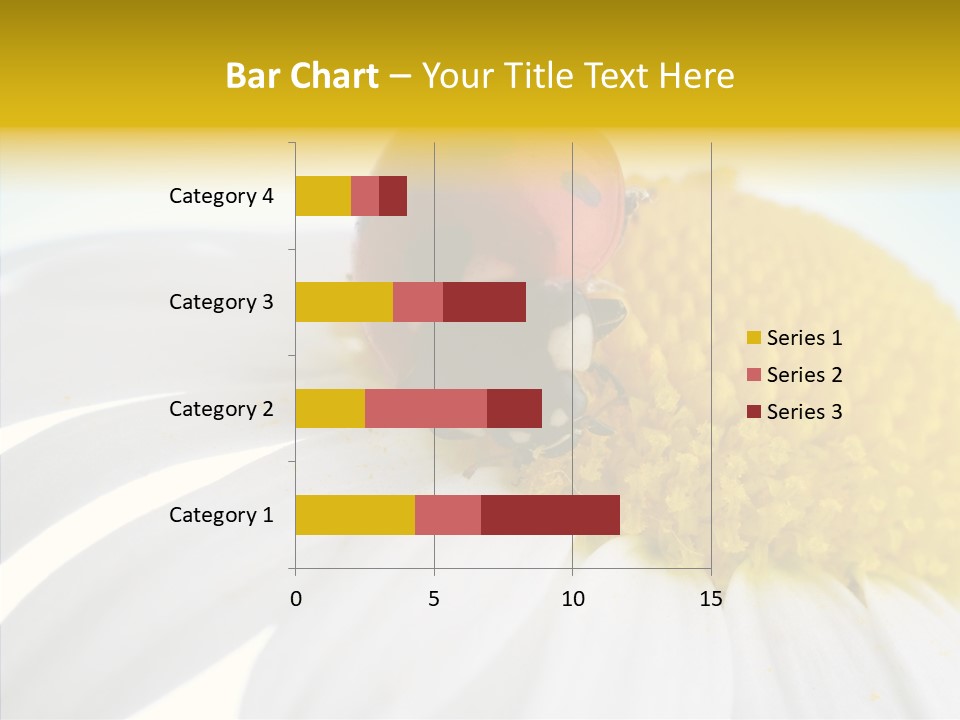 Blossom Background Insect PowerPoint Template