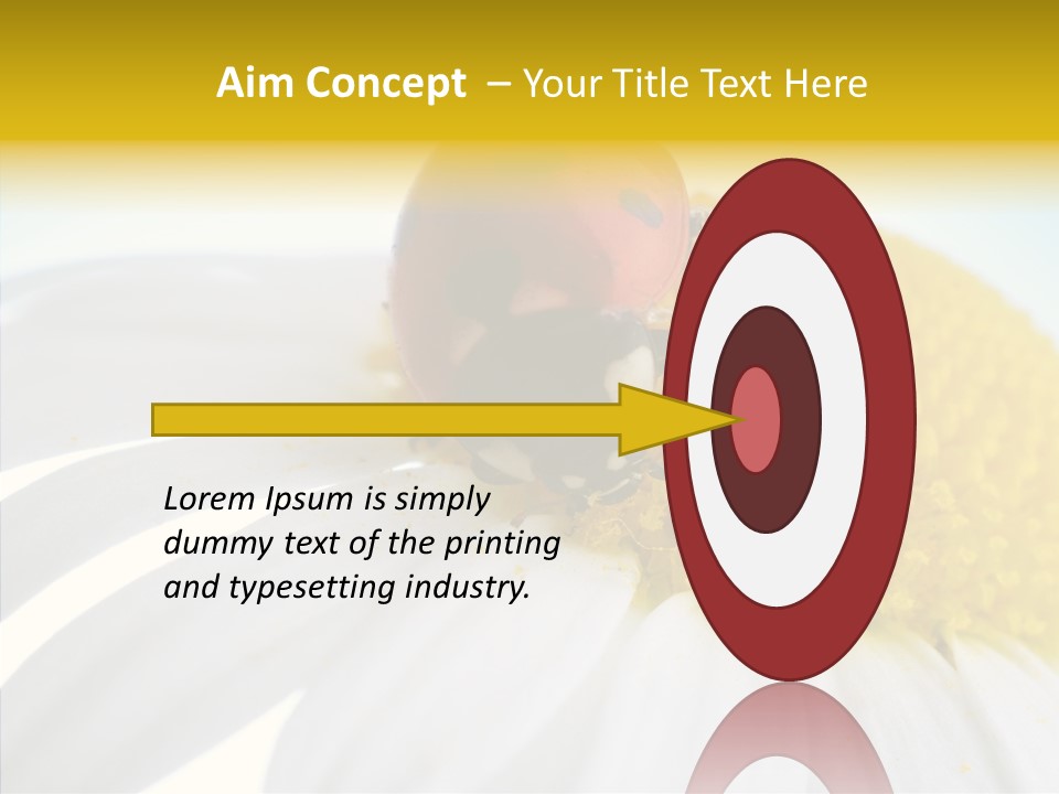 Blossom Background Insect PowerPoint Template