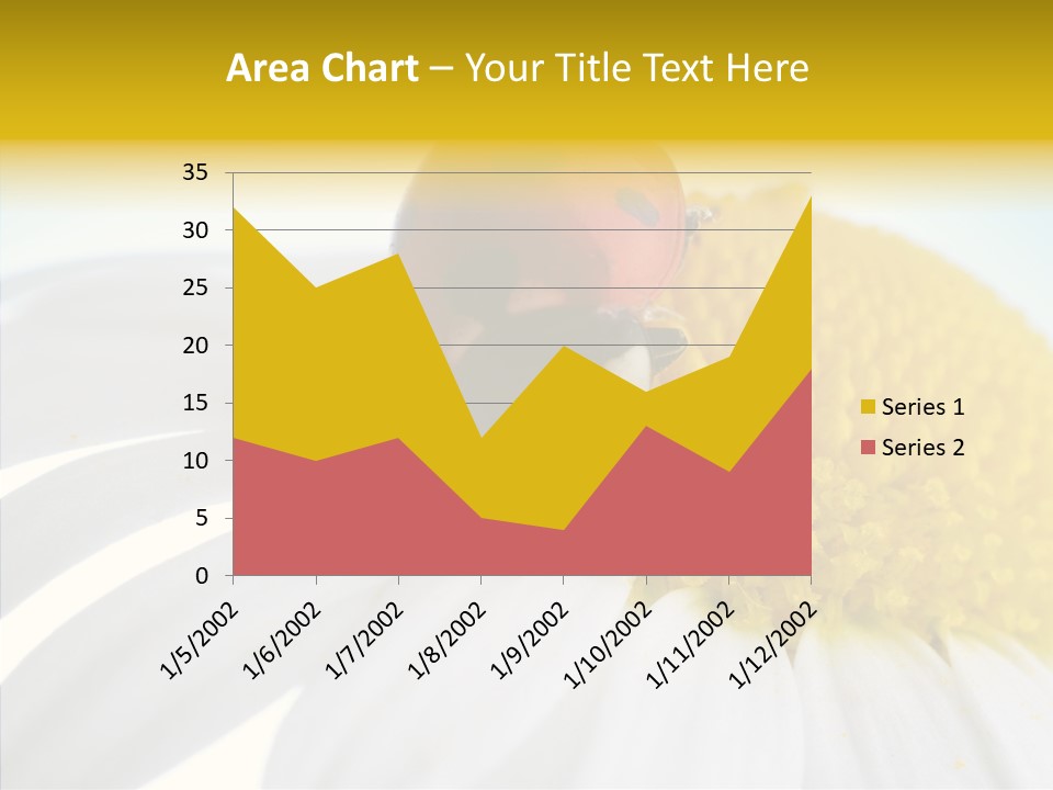 Blossom Background Insect PowerPoint Template