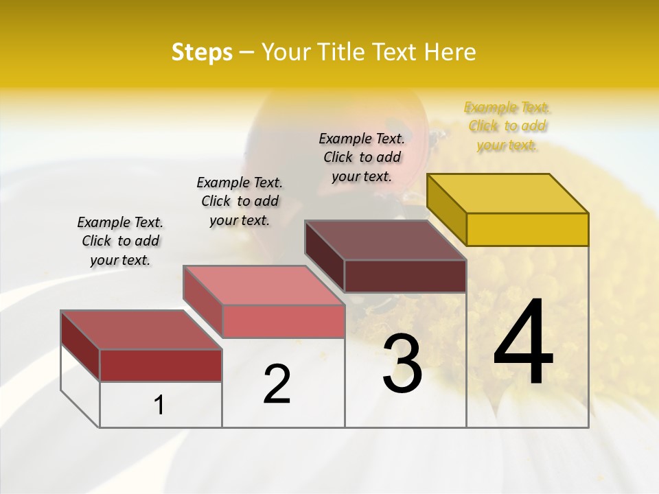 Blossom Background Insect PowerPoint Template