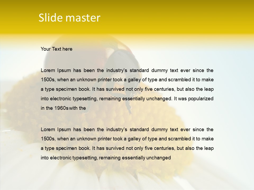 Nature Macro Colored PowerPoint Template