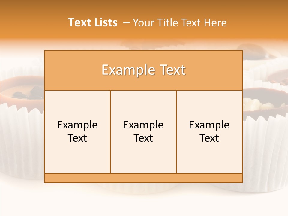 Sugar Celebration Confection PowerPoint Template