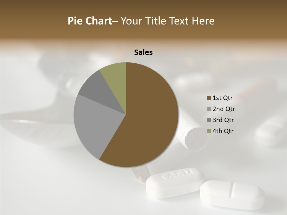Abuse Behavior Heroin PowerPoint Template