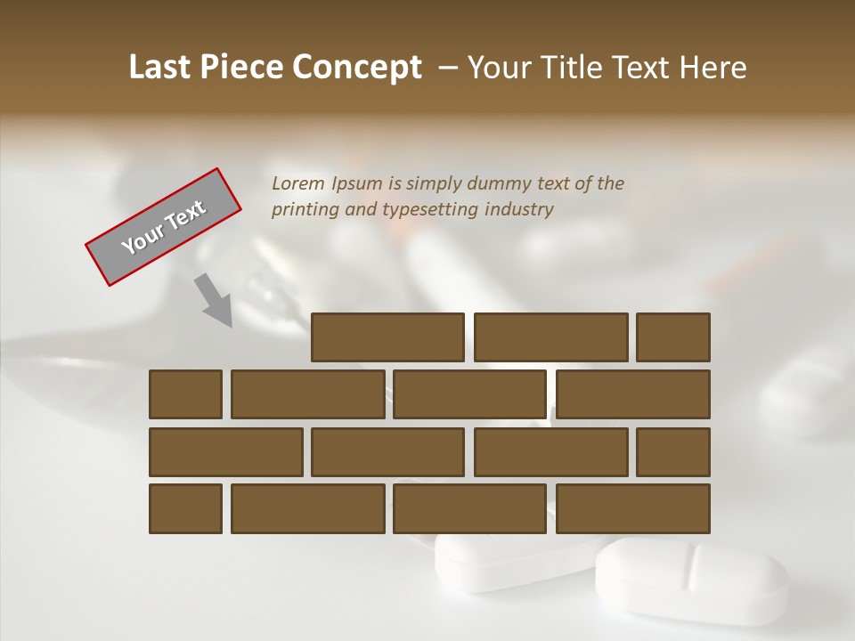 Abuse Behavior Heroin PowerPoint Template