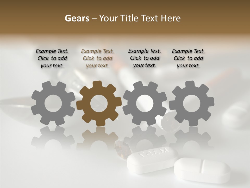 Abuse Behavior Heroin PowerPoint Template