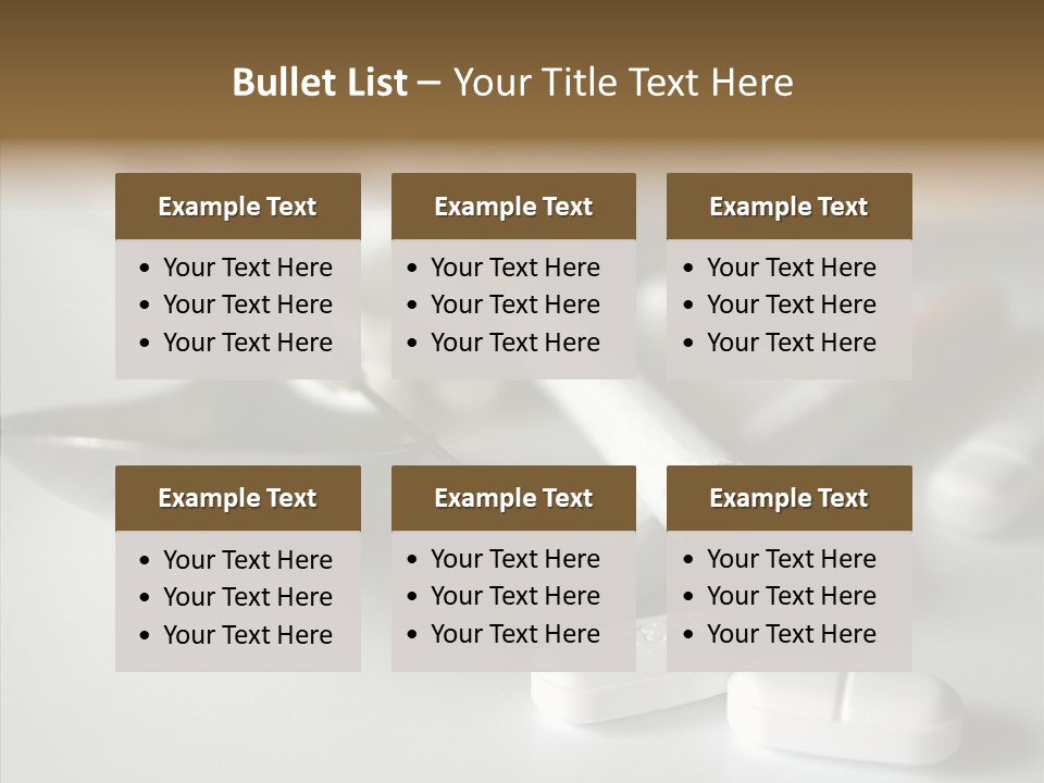 Abuse Behavior Heroin PowerPoint Template