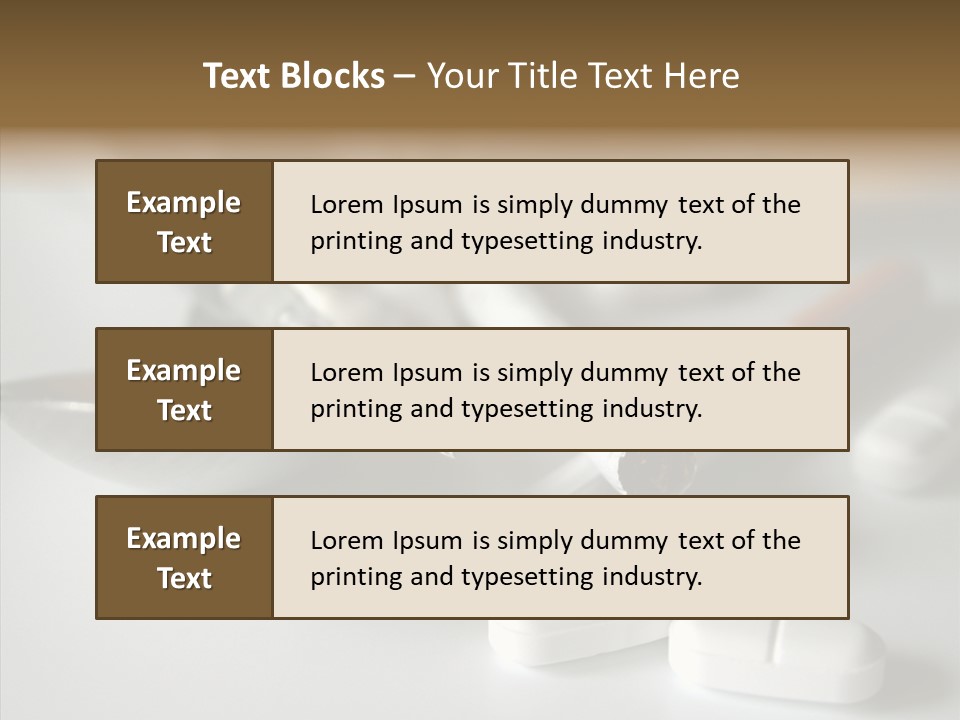 Abuse Behavior Heroin PowerPoint Template