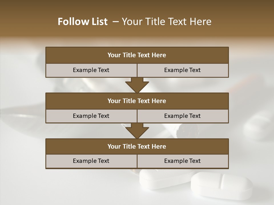 Abuse Behavior Heroin PowerPoint Template