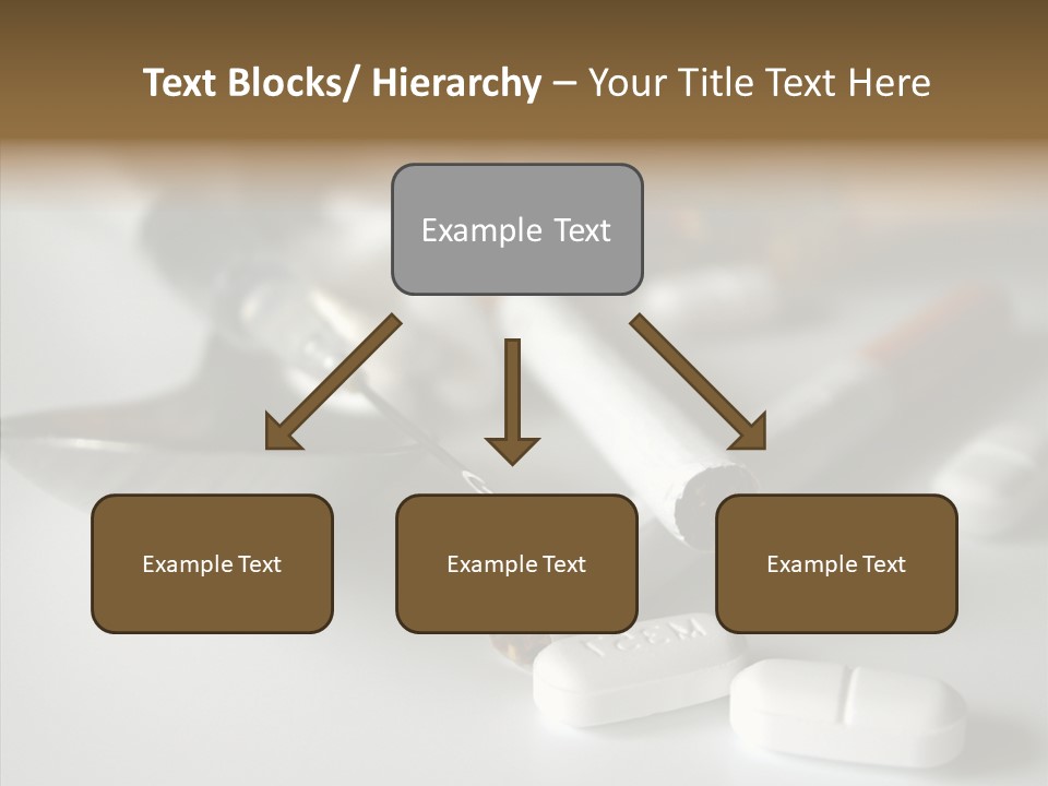 Abuse Behavior Heroin PowerPoint Template