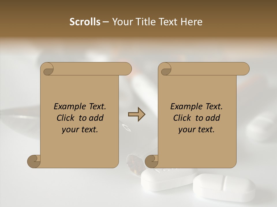 Abuse Behavior Heroin PowerPoint Template