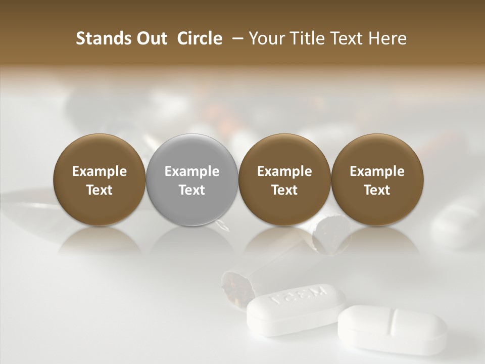 Abuse Behavior Heroin PowerPoint Template