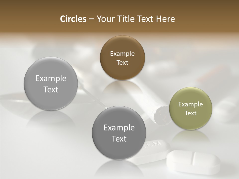 Abuse Behavior Heroin PowerPoint Template