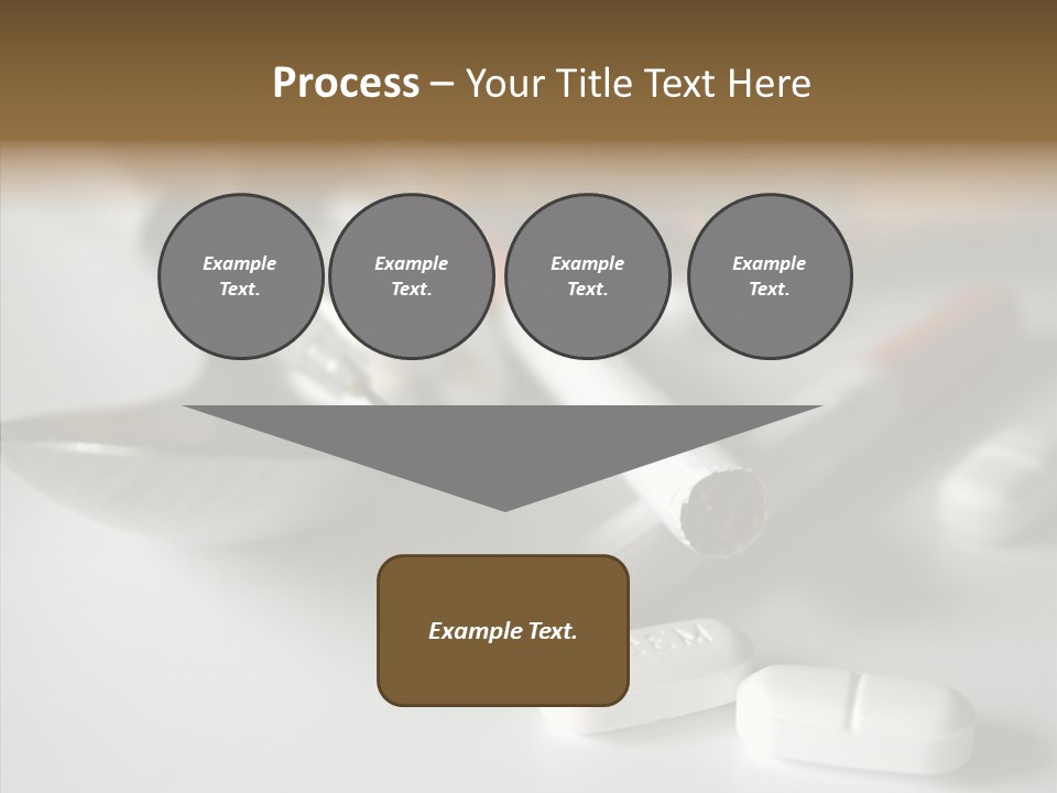 Abuse Behavior Heroin PowerPoint Template