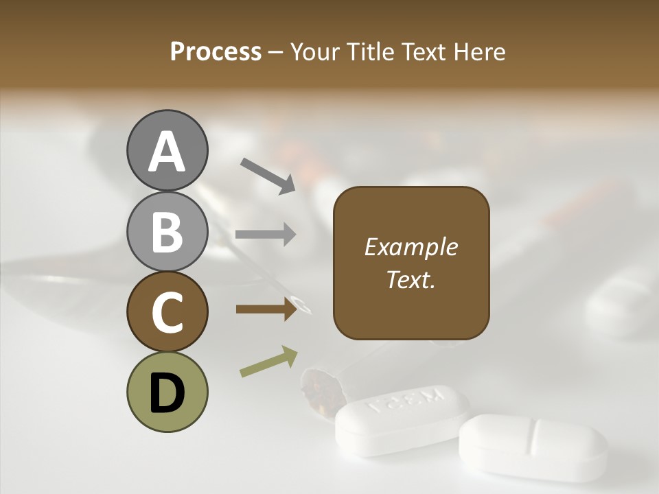 Abuse Behavior Heroin PowerPoint Template