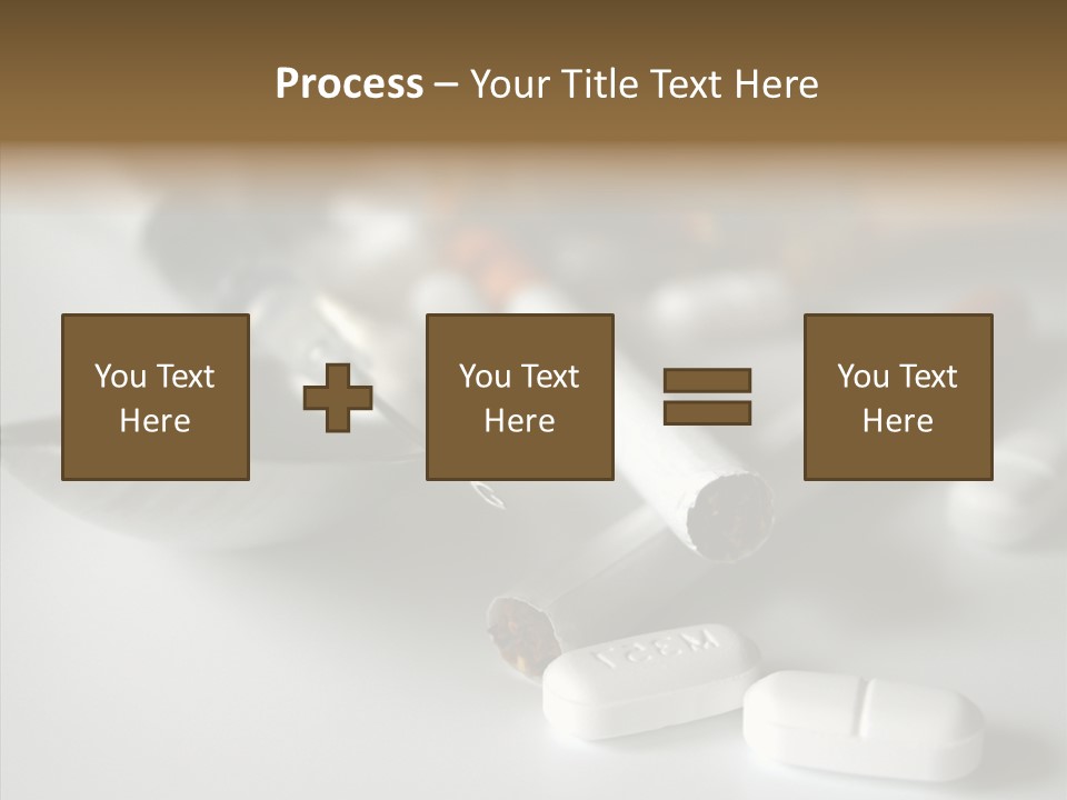 Abuse Behavior Heroin PowerPoint Template