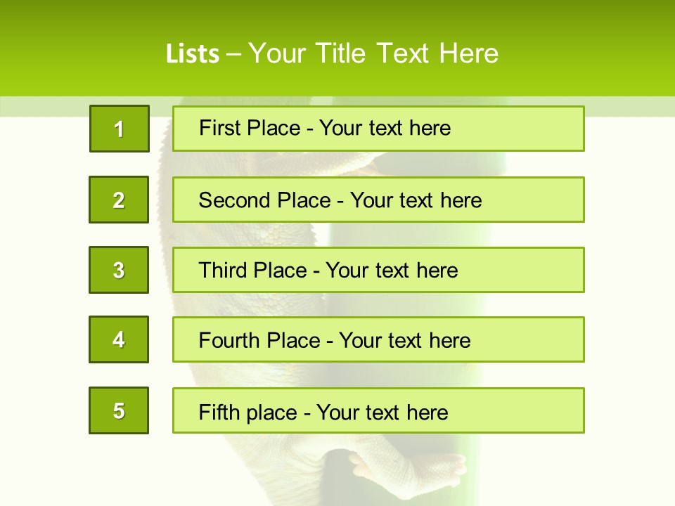 Arboricole Isolated Wild PowerPoint Template