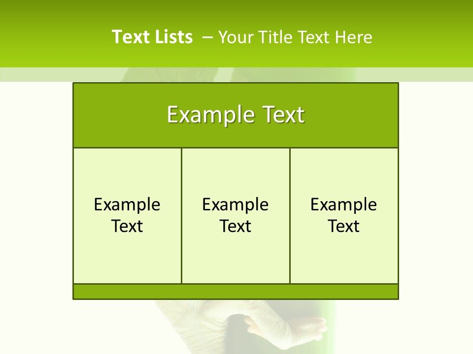 Arboricole Isolated Wild PowerPoint Template