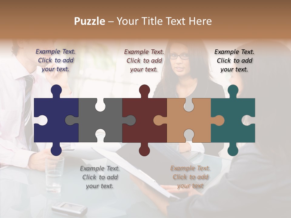 Day Interacting Teamwork PowerPoint Template