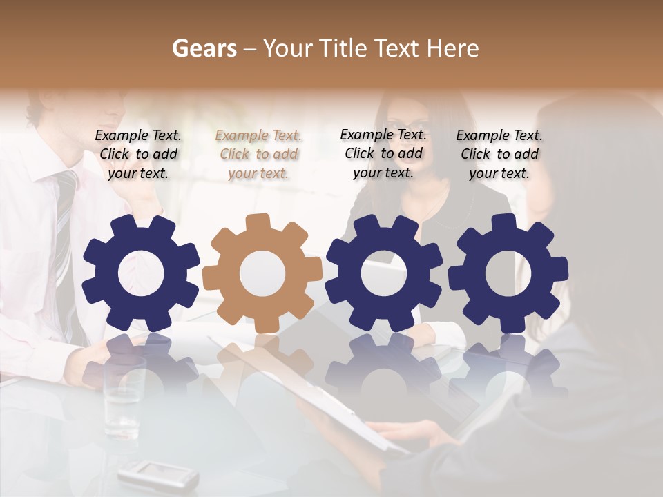 Day Interacting Teamwork PowerPoint Template