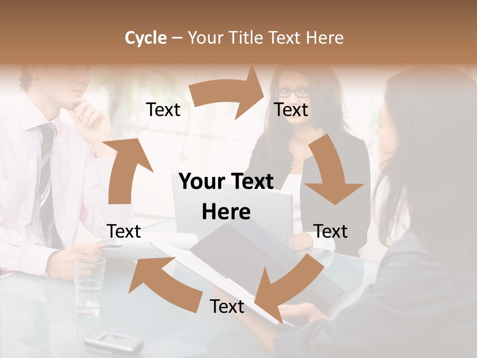 Day Interacting Teamwork PowerPoint Template