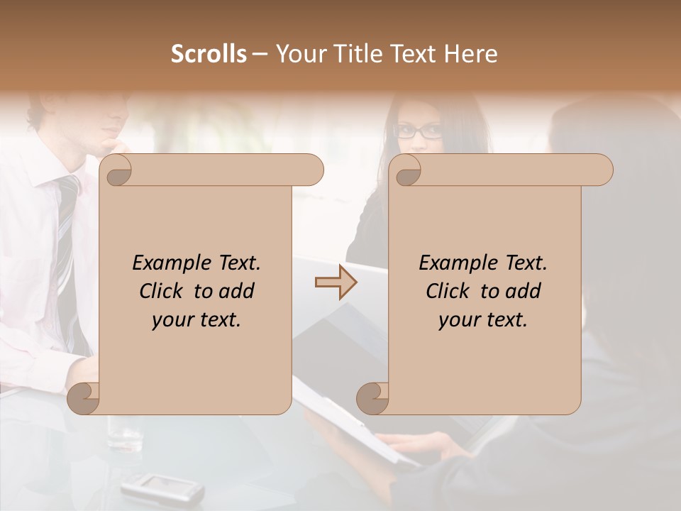 Day Interacting Teamwork PowerPoint Template