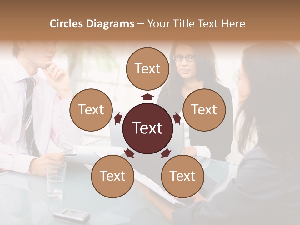 Day Interacting Teamwork PowerPoint Template