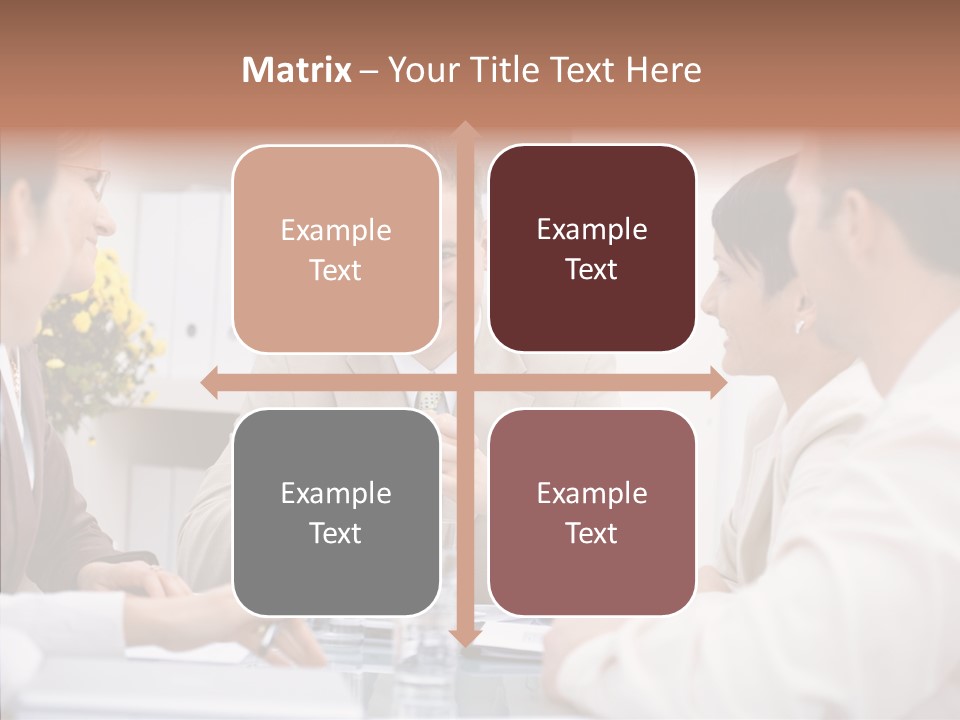 Partner Partnership Coworkers PowerPoint Template