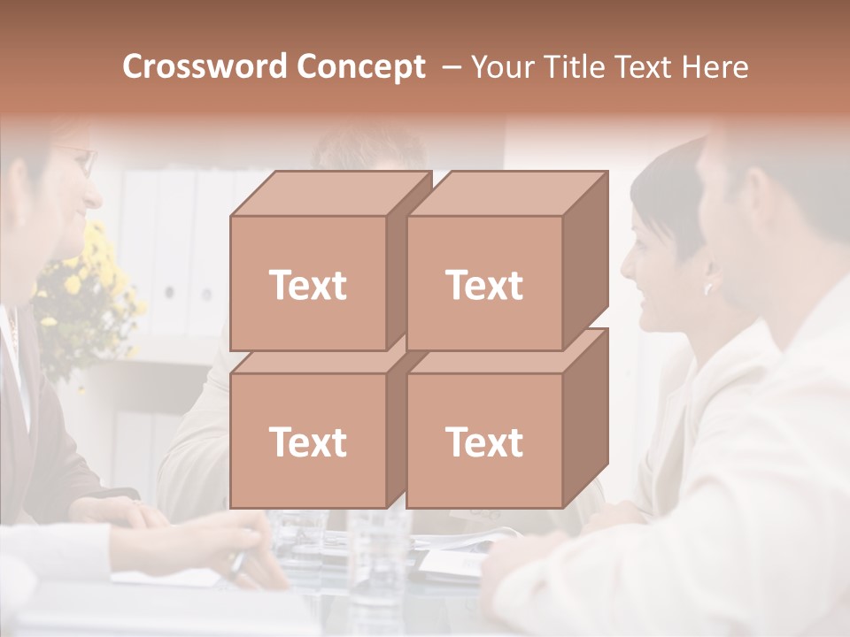 Partner Partnership Coworkers PowerPoint Template