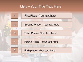 Partner Partnership Coworkers PowerPoint Template
