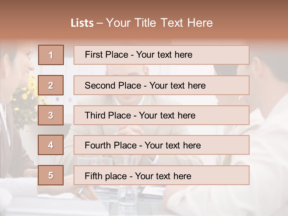 Partner Partnership Coworkers PowerPoint Template