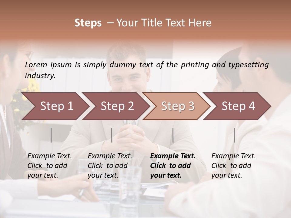 Partner Partnership Coworkers PowerPoint Template