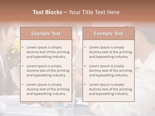 Partner Partnership Coworkers PowerPoint Template